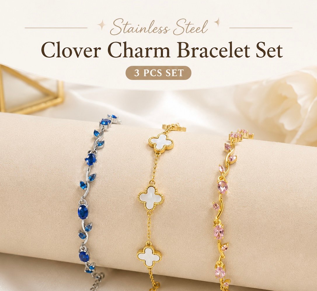 3 Pcs set tulip bracelet