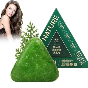 Nature Seven™ Green Shampoo Bar – Plant-Based & Nourishing